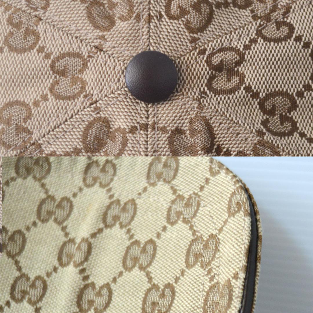GUCCI/グッチ キャップ GG柄キャンバス シェリーライン200035/XL