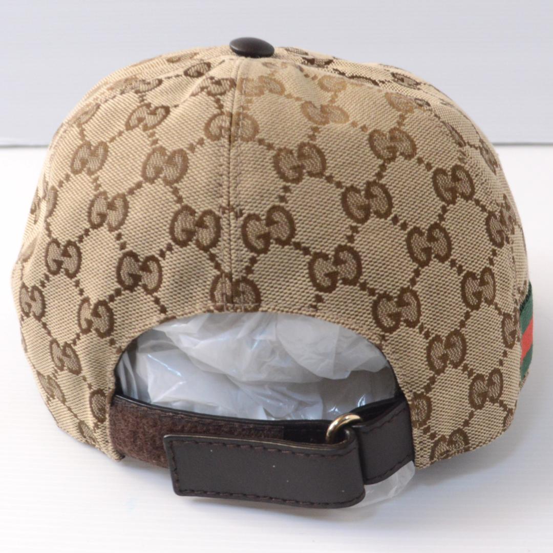 GUCCI/グッチ キャップ GG柄キャンバス シェリーライン200035/XL