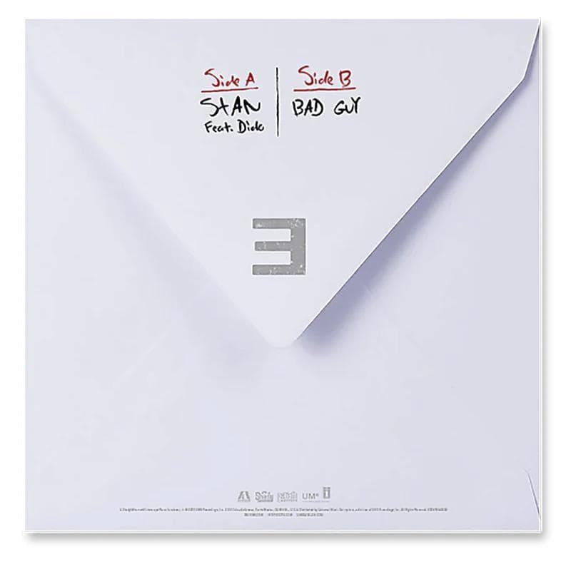 Eminem 公式限定盤「Stan Letter Vinyl Single」