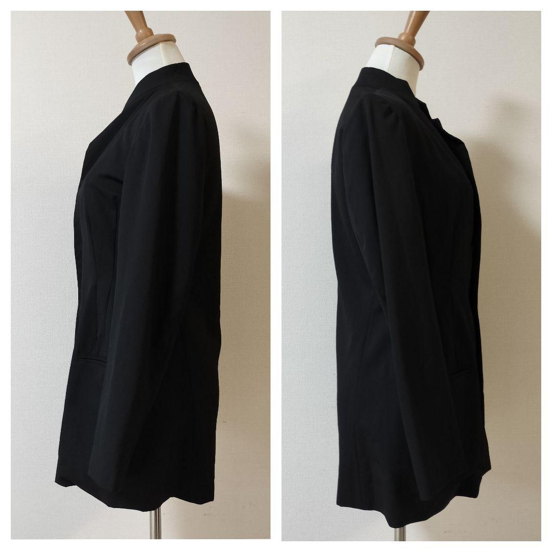 美品　Y'S　ウールギャバ　スタンドカラー　ジャケット　3サイズ