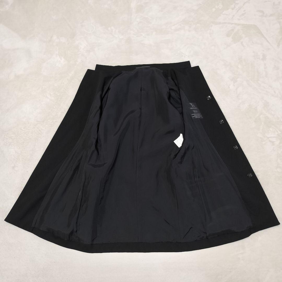 美品　Y'S　ウールギャバ　スタンドカラー　ジャケット　3サイズ