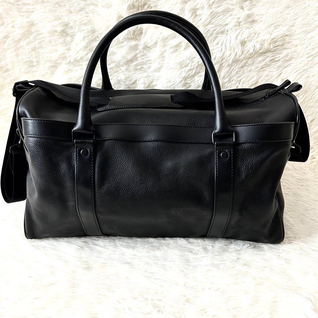 美品✨ACE. エース ボストンバッグ　ビジネス　旅行　本革　黒　大容量2way