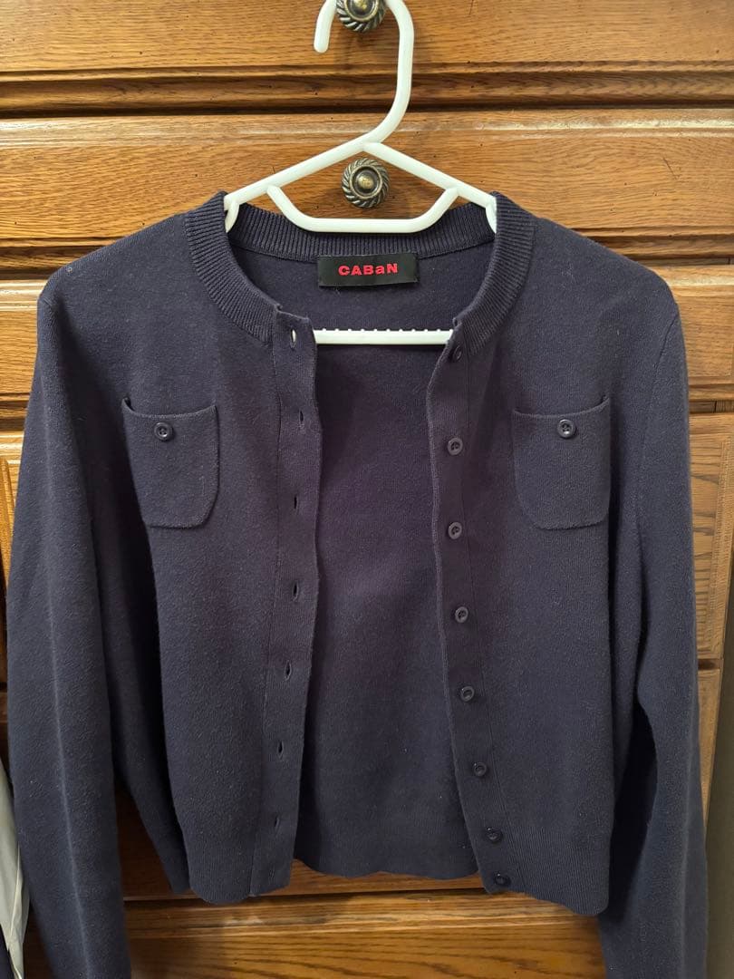 【正規品】　CABaN カーディガン　xs ネイビー