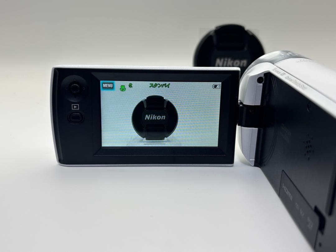 【極美品/箱付き】SONY HDR-CX470 ホワイト★純正バッテリー2個付！