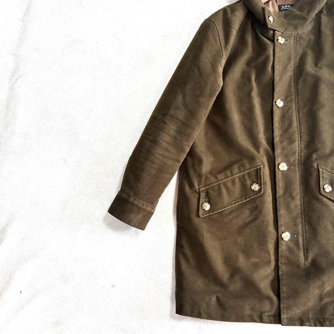 アーペーセー　 A.P.C. メンズ　ミリタリーコート　モッズ　カーキ