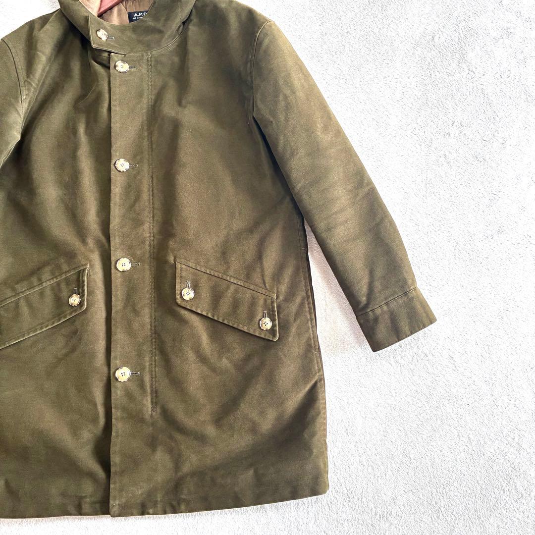 アーペーセー　 A.P.C. メンズ　ミリタリーコート　モッズ　カーキ