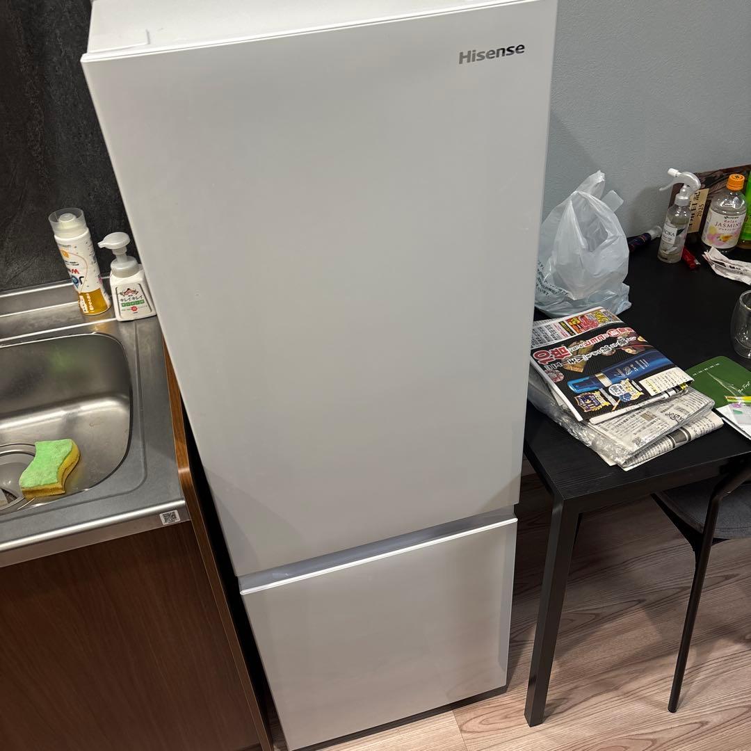［宮城県仙台市太白区・直接引取可］Hisense 冷蔵庫 2ドア ホワイト