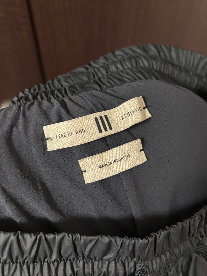 fear of god × adidas ナイロンパンツ ブラック XS