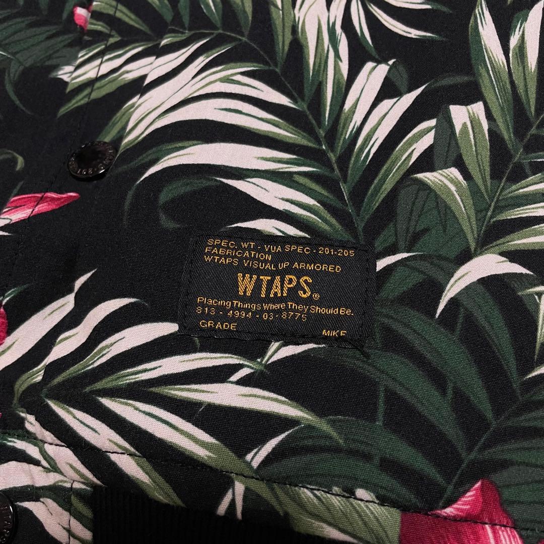 WTAPS TEAM JACKET BLACK M リバーシブル 花柄