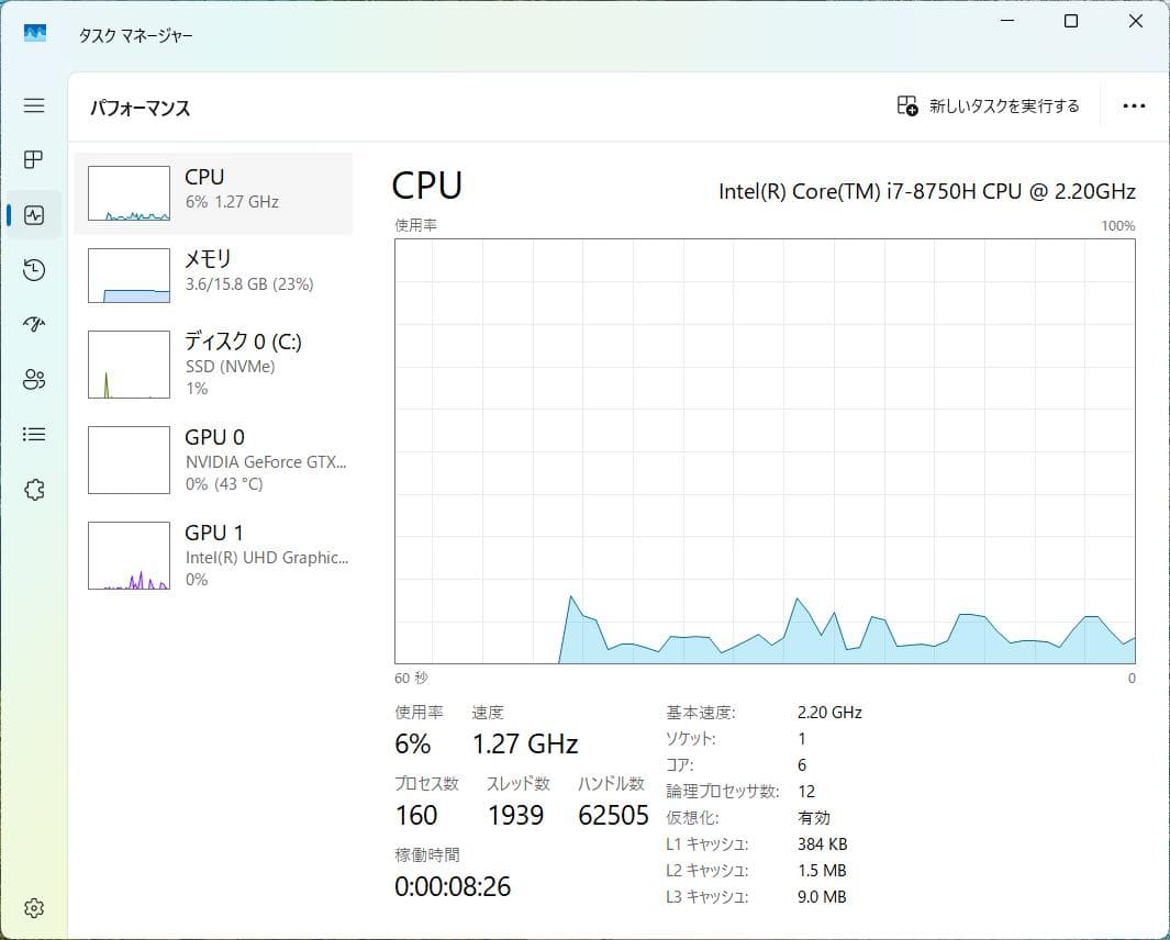 Windowsノート本体 MSI P65 Creator 8RE