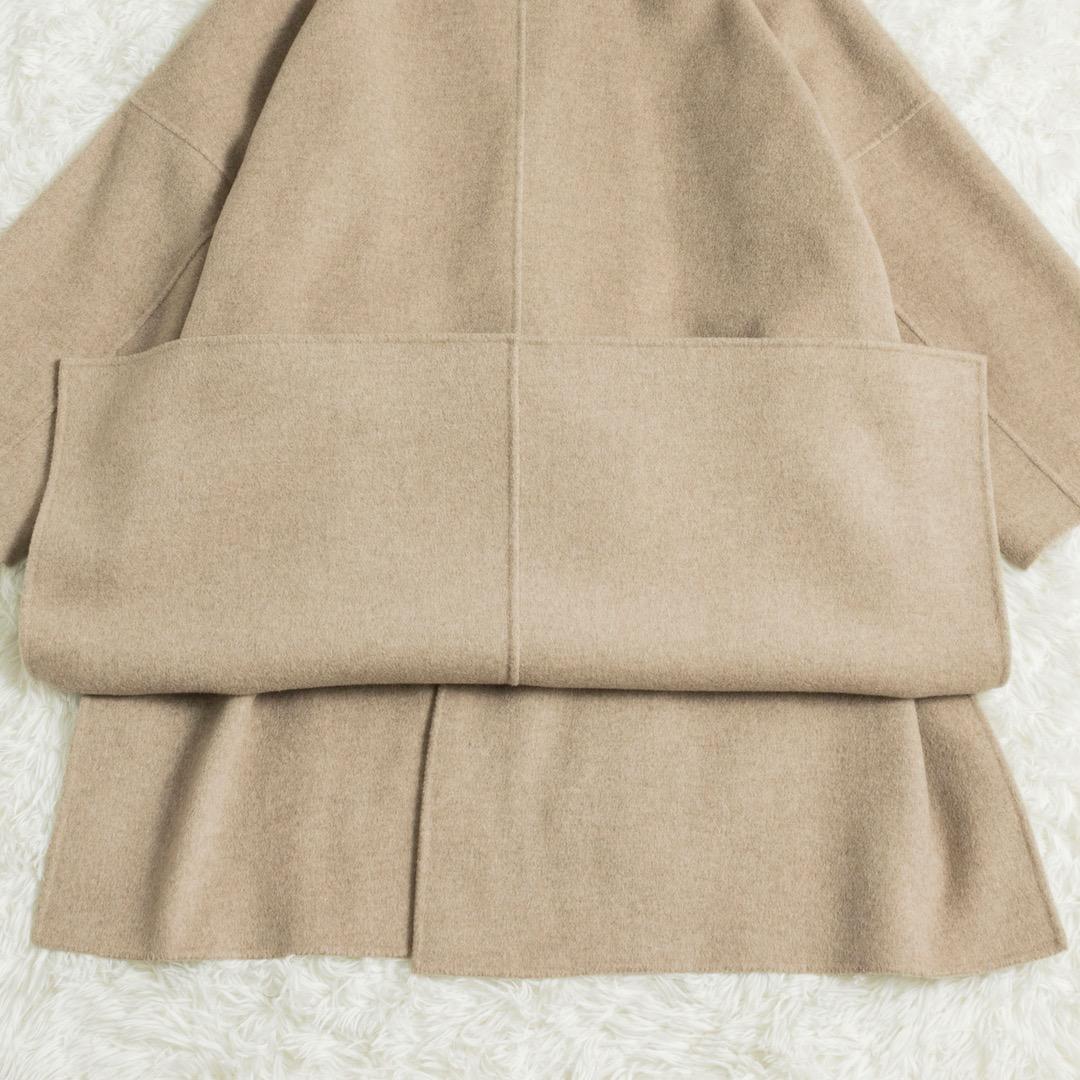 美品 GALLARDAGALANTE カシミヤハーフワイドコート ベージュ