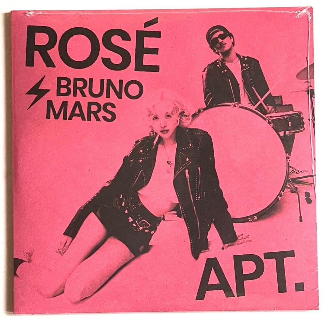 限定ピンクバイナル ROSE BRUNO MARS APT 7インチ 新品送料込