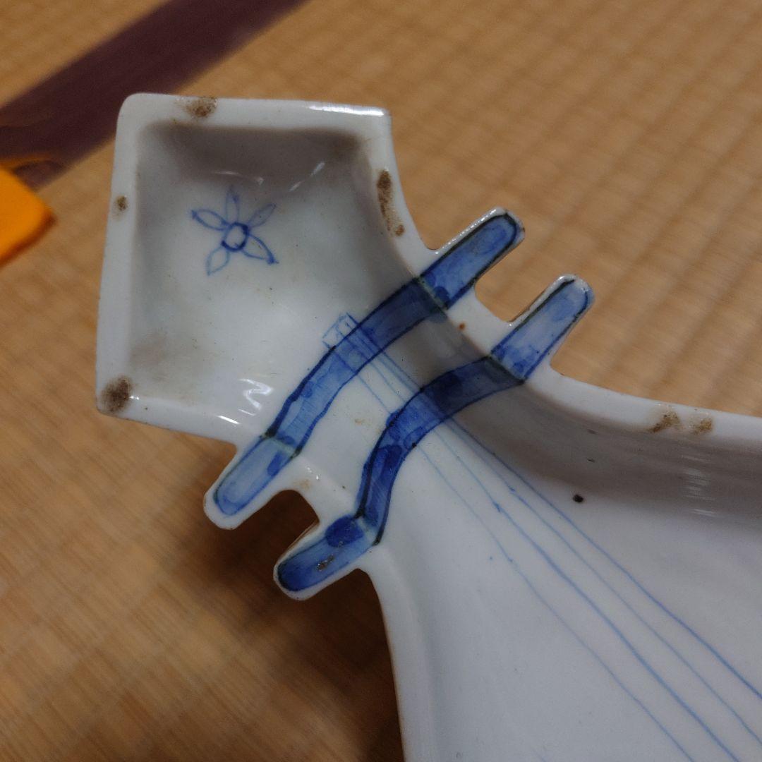グッドさん専用 南京染付　琵琶形　箱つき