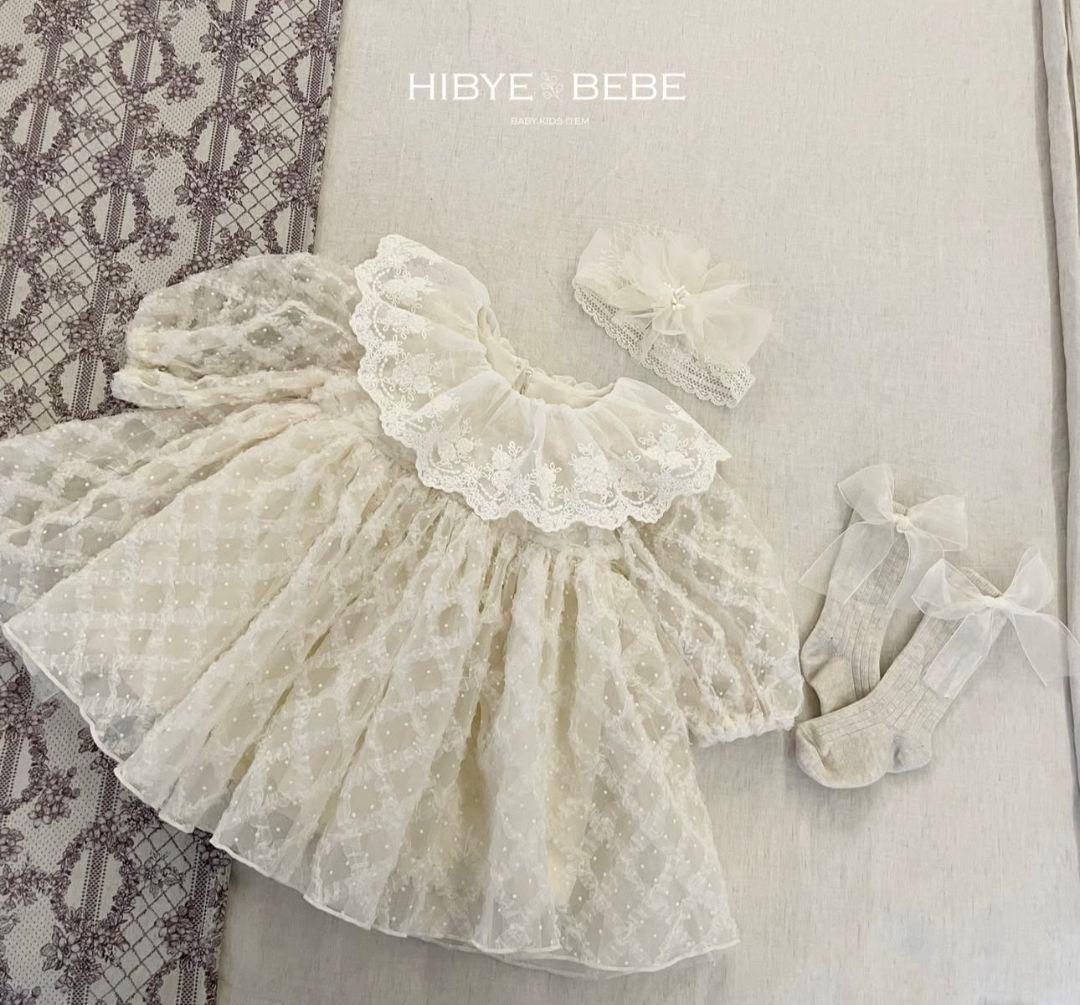 HIBYE BEBE ベビーワンピース チュールスカート