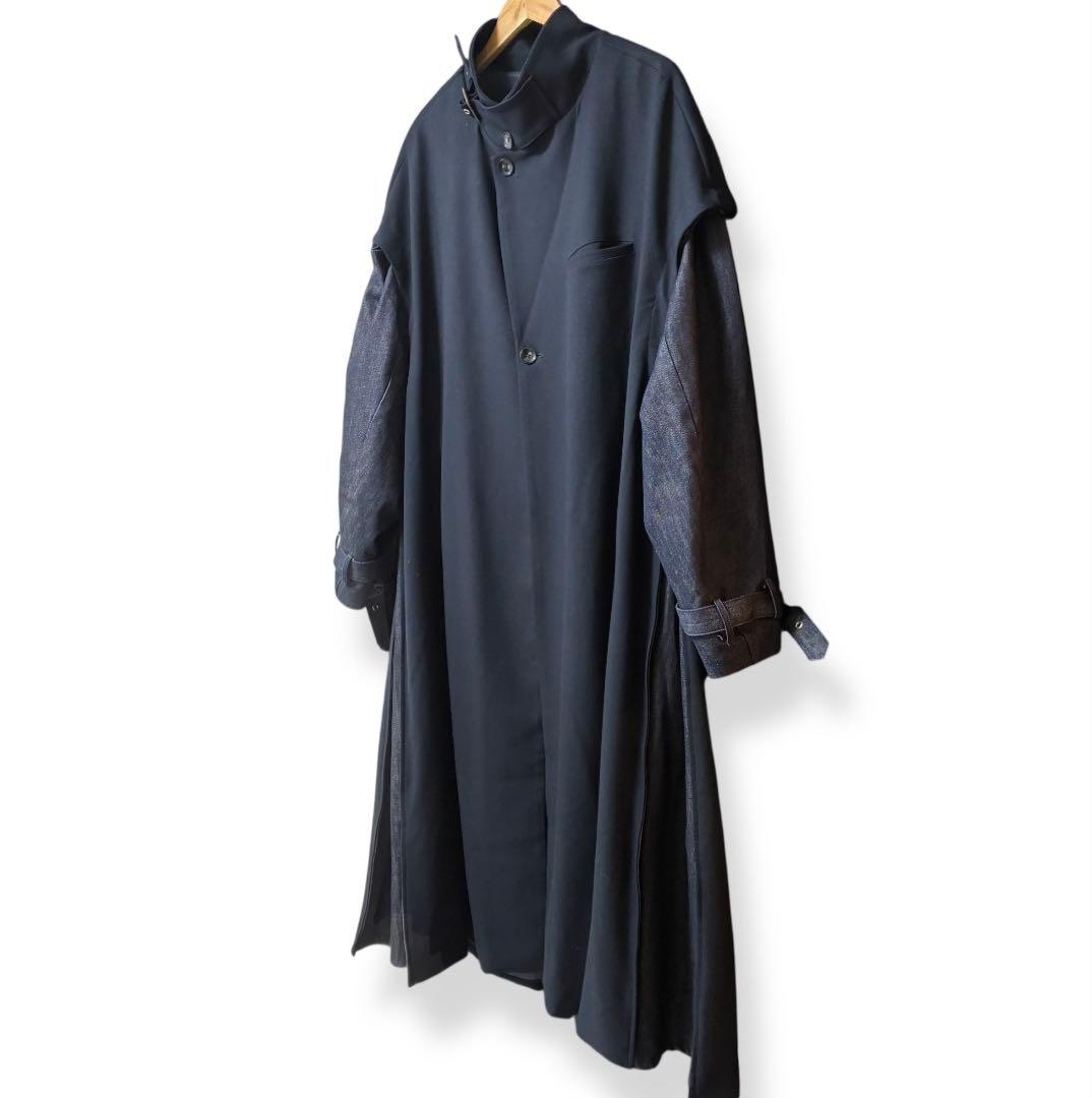 【美品】Knuth Marf クヌーフマーフ3WAY トレンチコート デニム素材