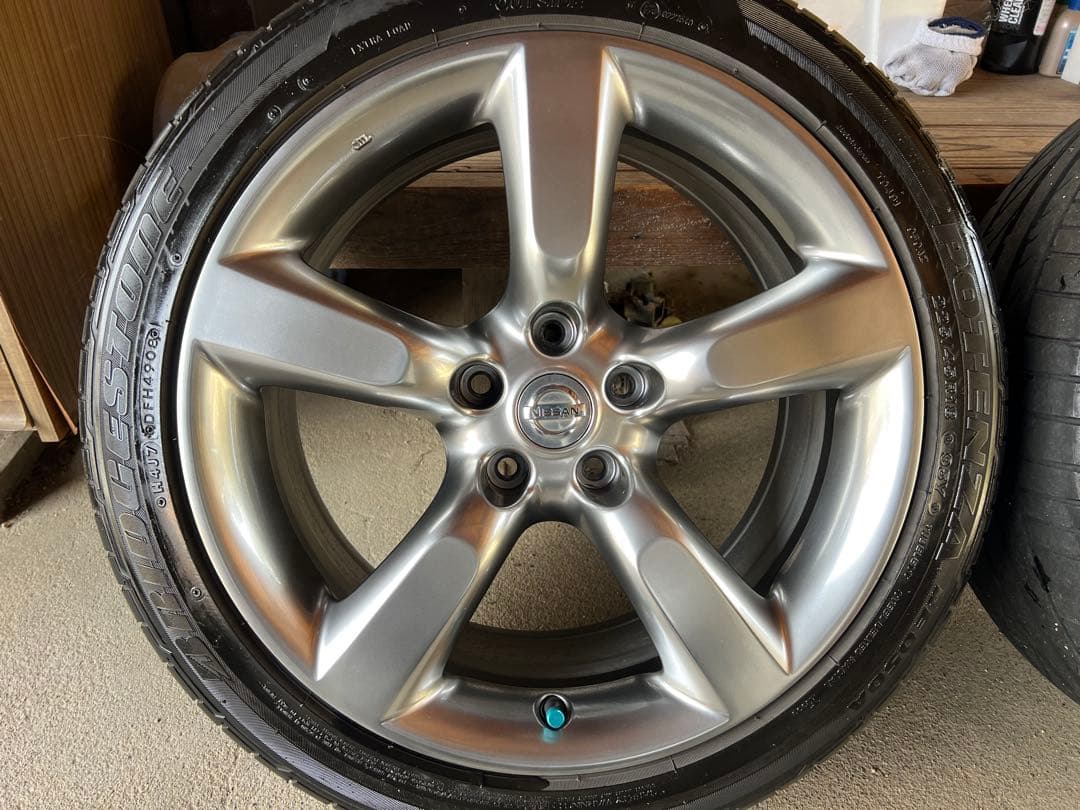 Z33 フェアレディZ 純正18インチ ホイールセット