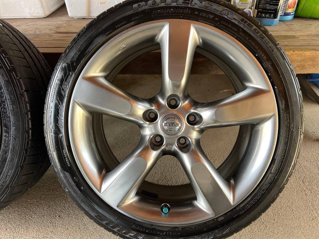 Z33 フェアレディZ 純正18インチ ホイールセット