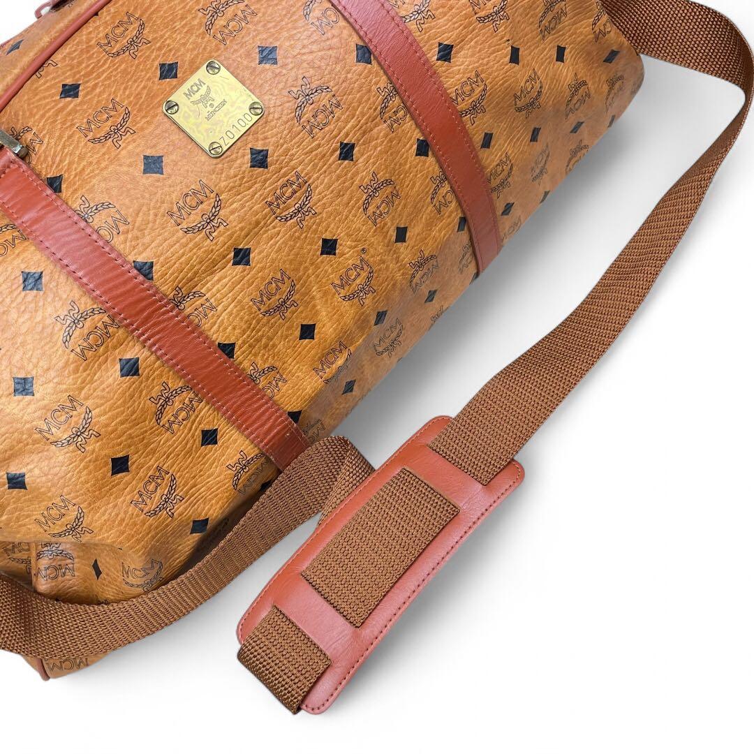美品　MCM ボストンバッグ　旅行バッグ　ヴィセトス　モノグラム　ショルダー