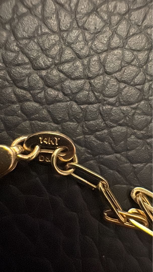14K gold chain necklace LA買い付け