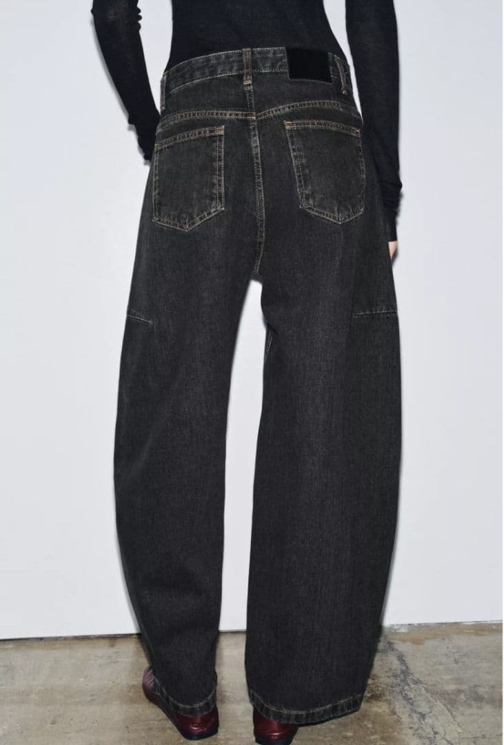【ZARA WOMANコレクション】バルーンレッグ リラックスフィット デニム