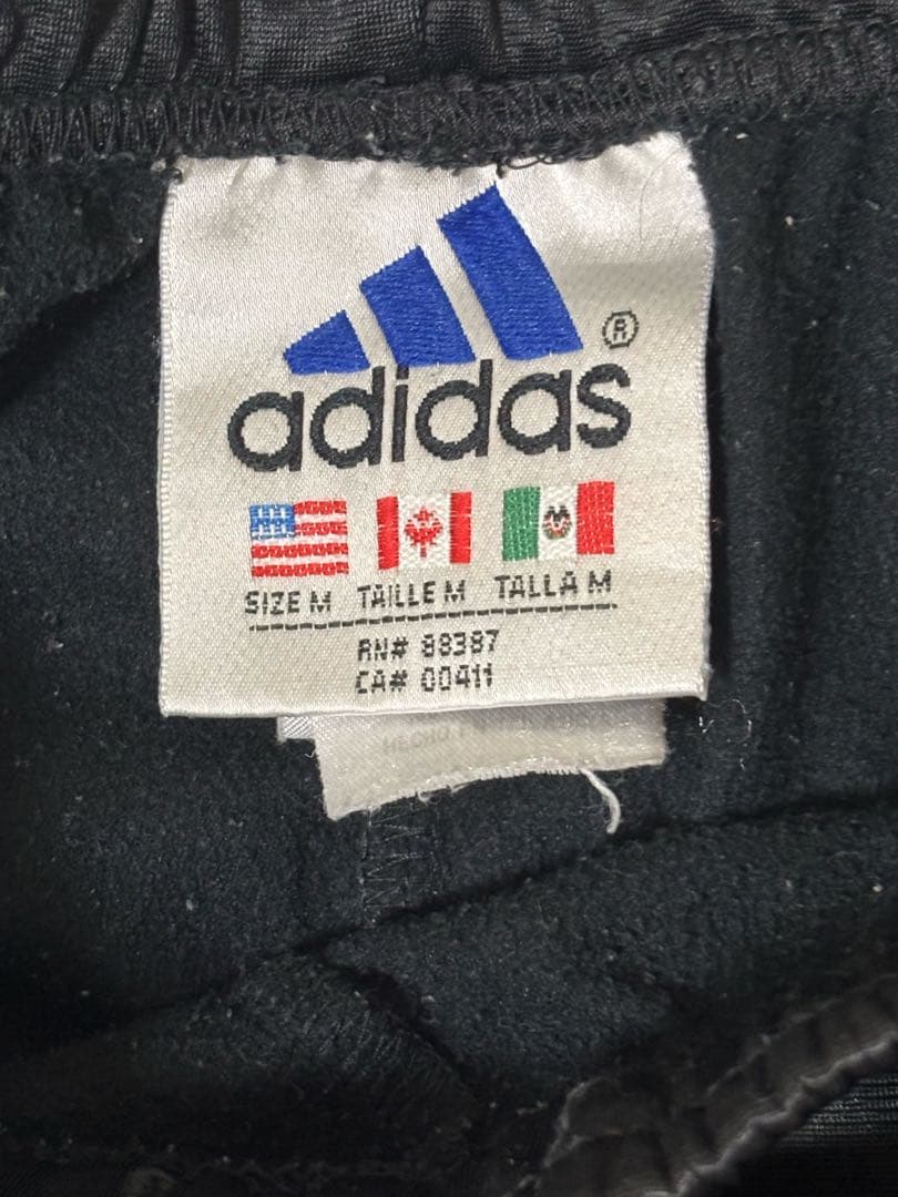 常田大希　90s adidas トレフォイル　ワイドトラックパンツ