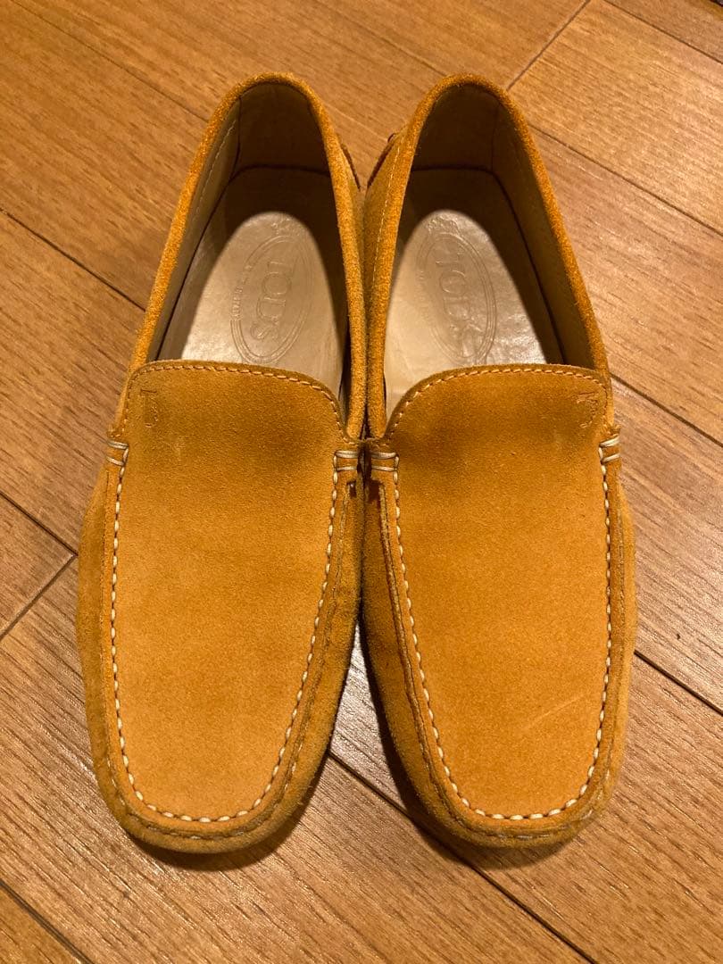 TOD’S orangeドライビングシューズsize24.5早い者勝ち‼️