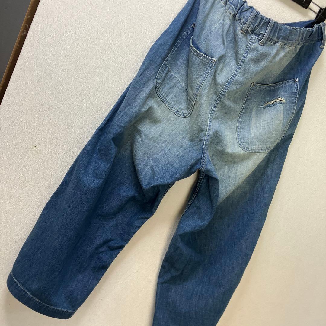 最終価格❣️完売品❣️Clip.tab ❣️7oz❣️デニム ❣️パンツ❣️パッチワーク❣️