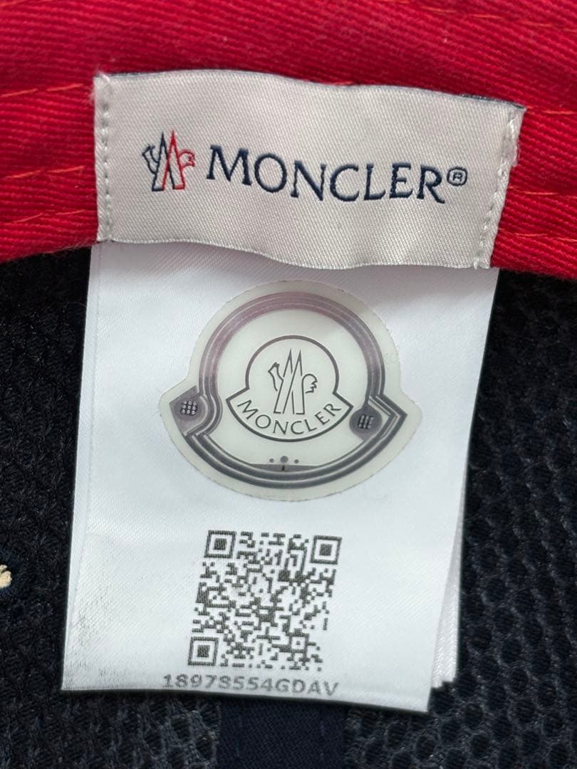MONCLER ベースボールキャップ ネイビー