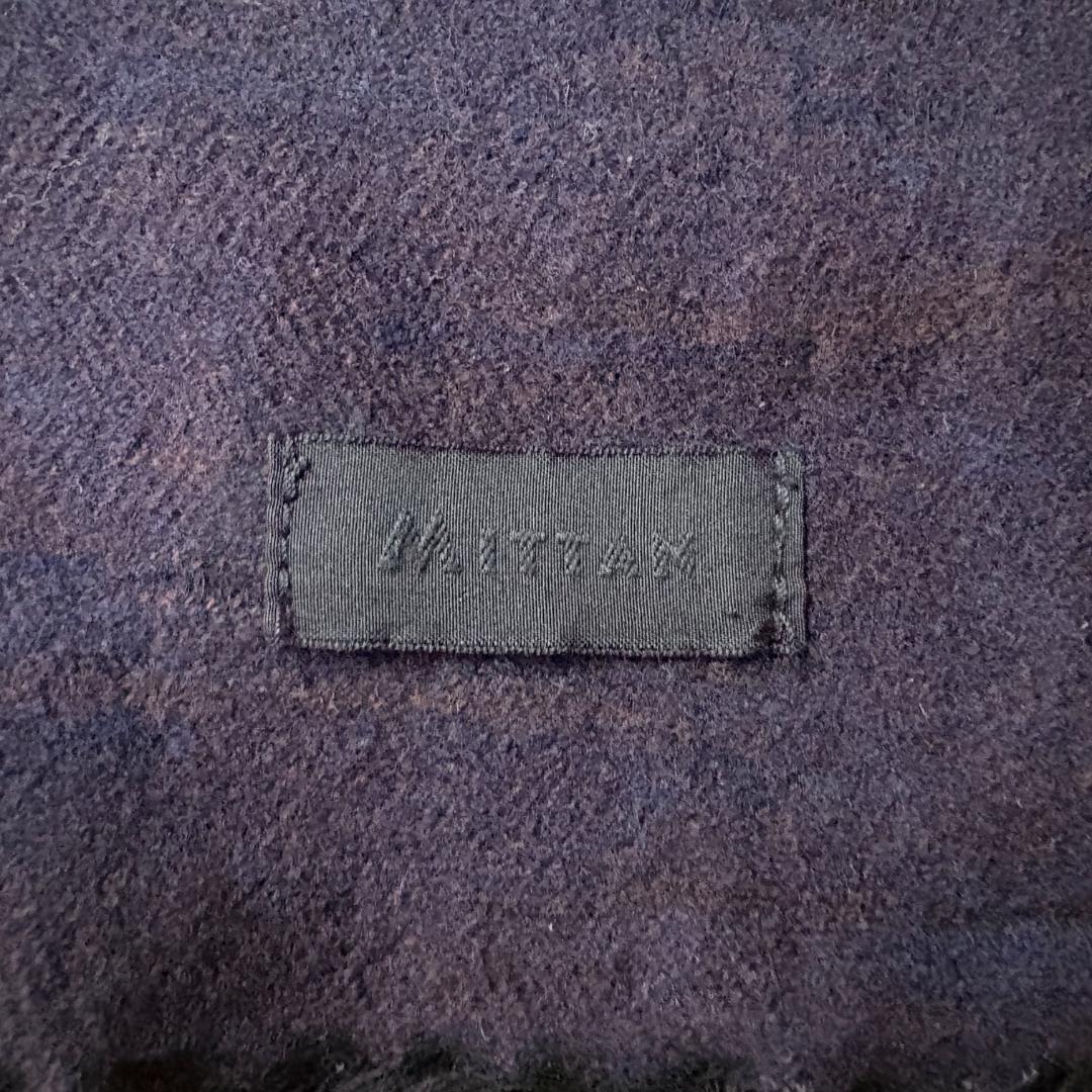 MITTAN 毛布2 小 紺茶