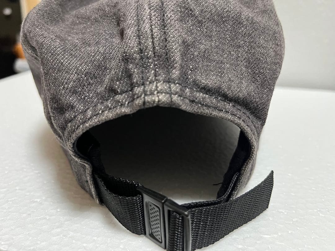 SUPREME Denim Logo Camp Cap ブラック