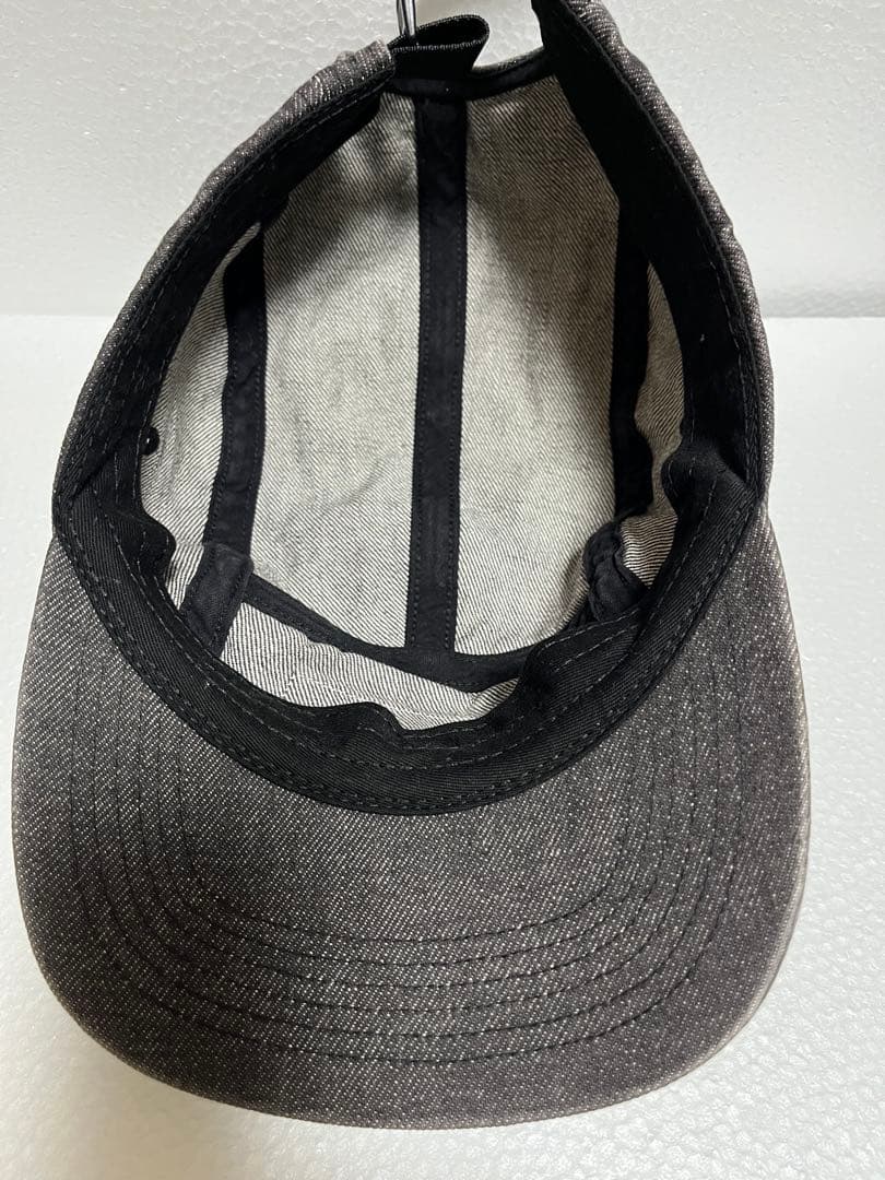 SUPREME Denim Logo Camp Cap ブラック