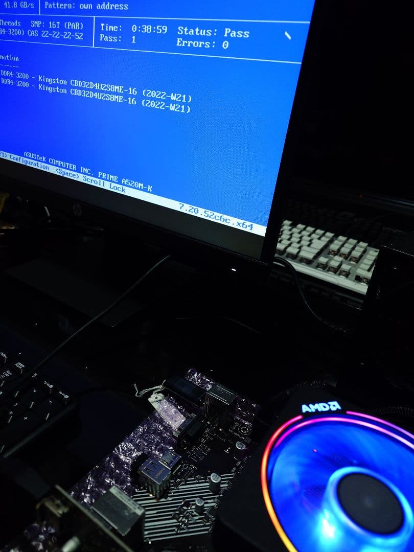 KingSton DDR4 3200 16GB ×2 計 32GB 動作確認済
