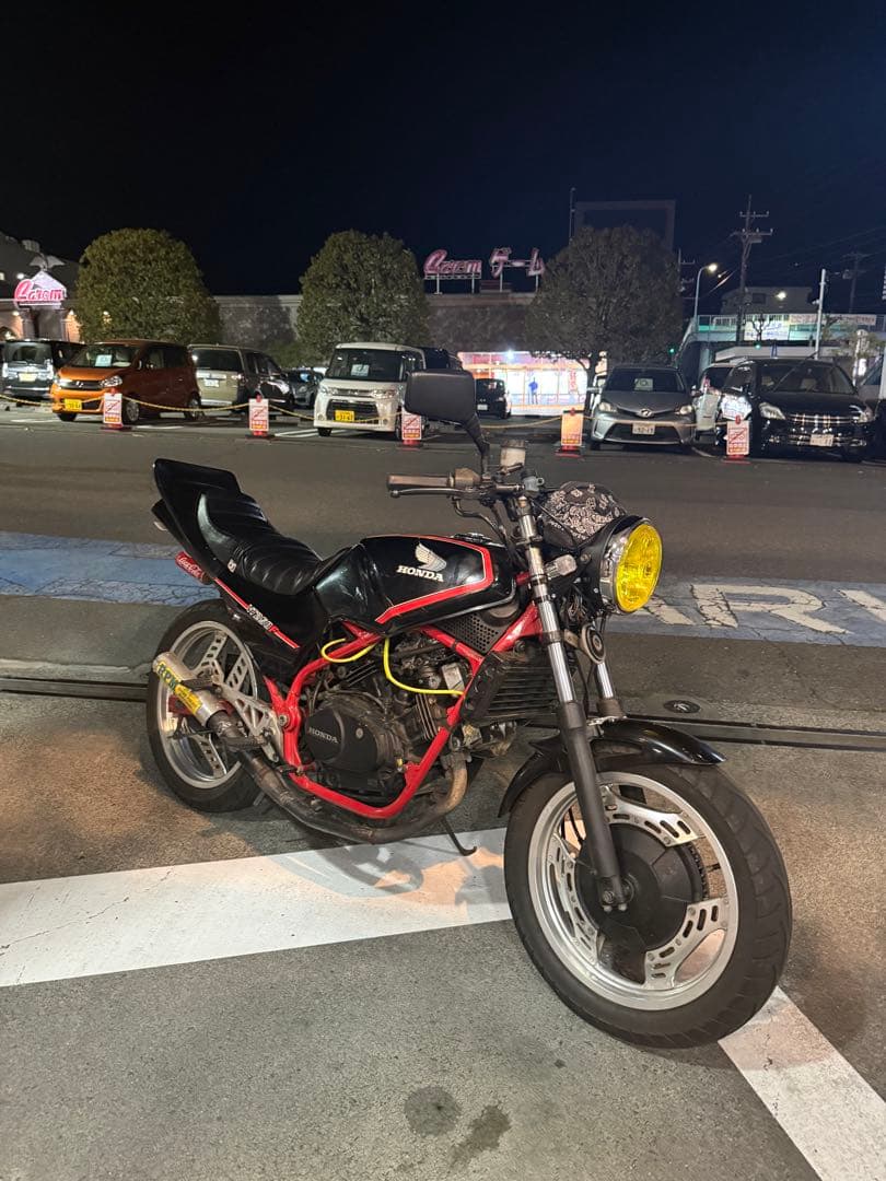 vt250fc用タックロール黒レザー！51
