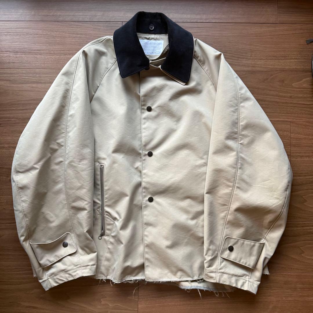 連休セール【超美品タグ有】kolor ブルゾン　ベージュ　サイズ1
