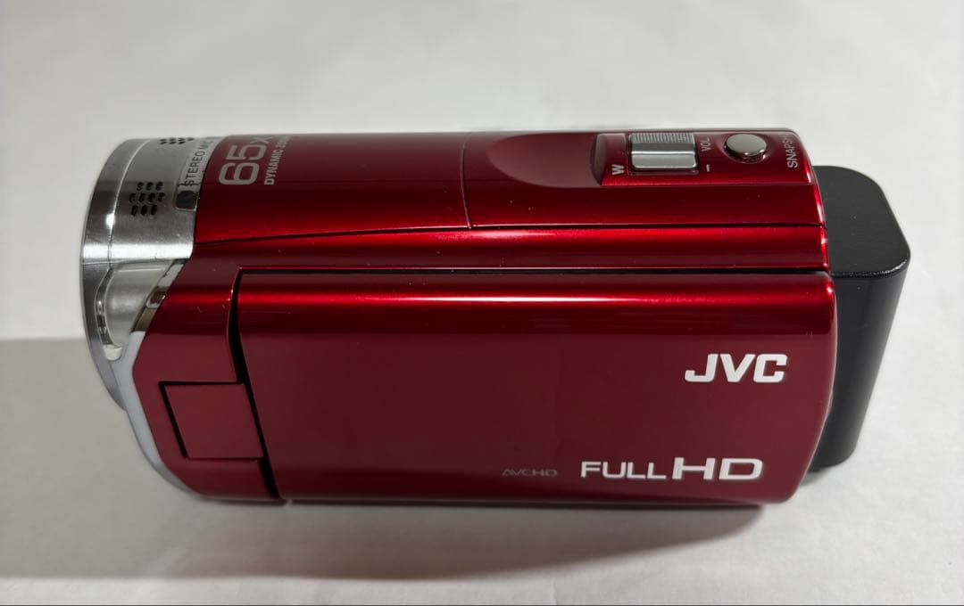 JVC Everio GZ-E565R フルHDビデオカメラ レッド