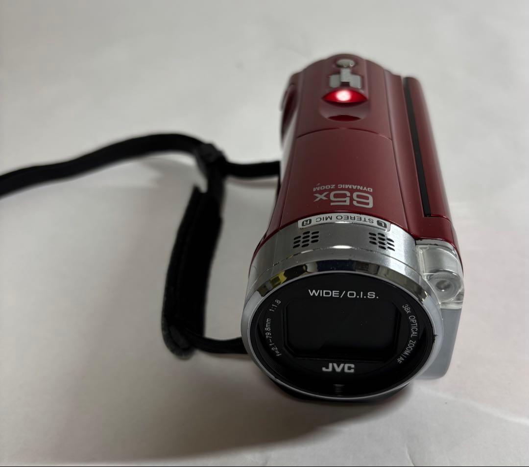 JVC Everio GZ-E565R フルHDビデオカメラ レッド