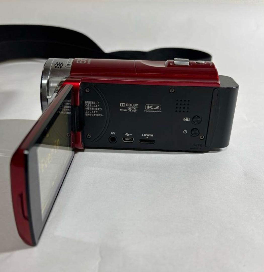JVC Everio GZ-E565R フルHDビデオカメラ レッド