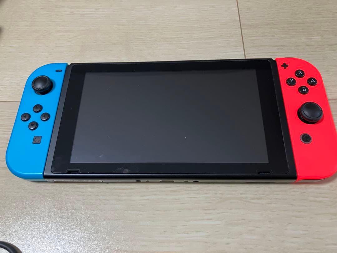 microSD付き Nintendo Switch 青/赤 本体 付属品完備