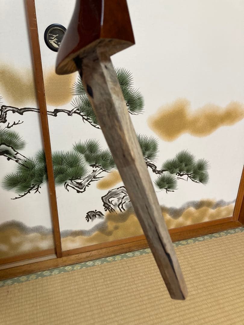 沖縄三線　八重山クルチ　本蛇皮一枚張り！