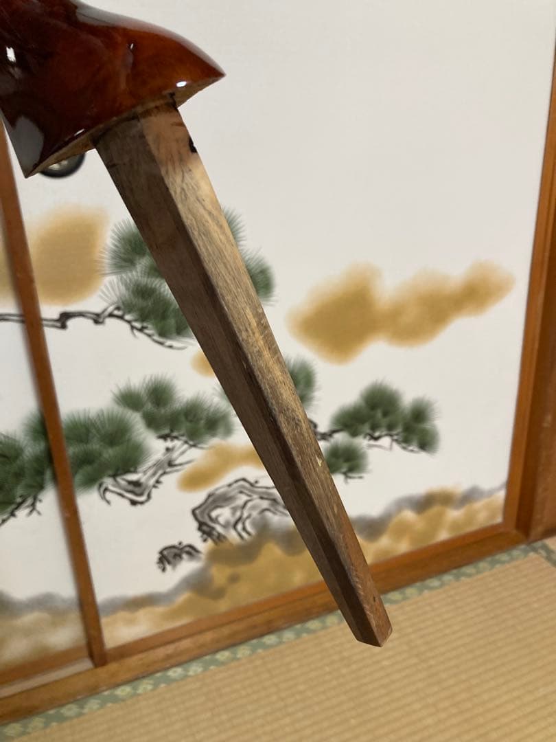 沖縄三線　八重山クルチ　本蛇皮一枚張り！