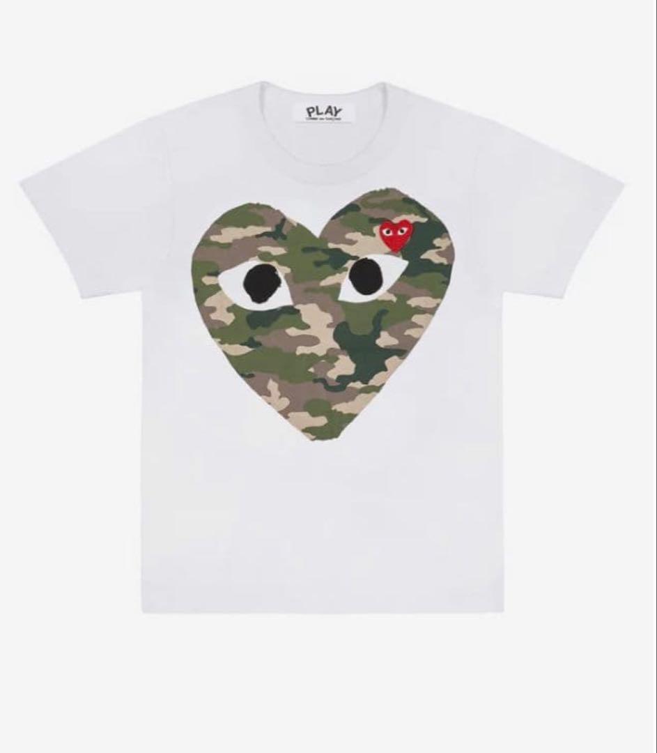 PLAY Comme Des Garcons Tシャツ　迷彩　S 正規品