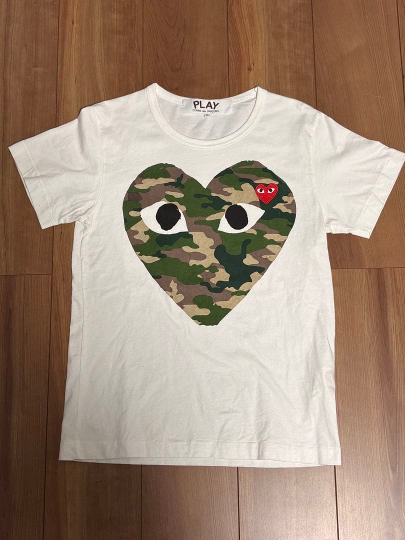 PLAY Comme Des Garcons Tシャツ　迷彩　S 正規品