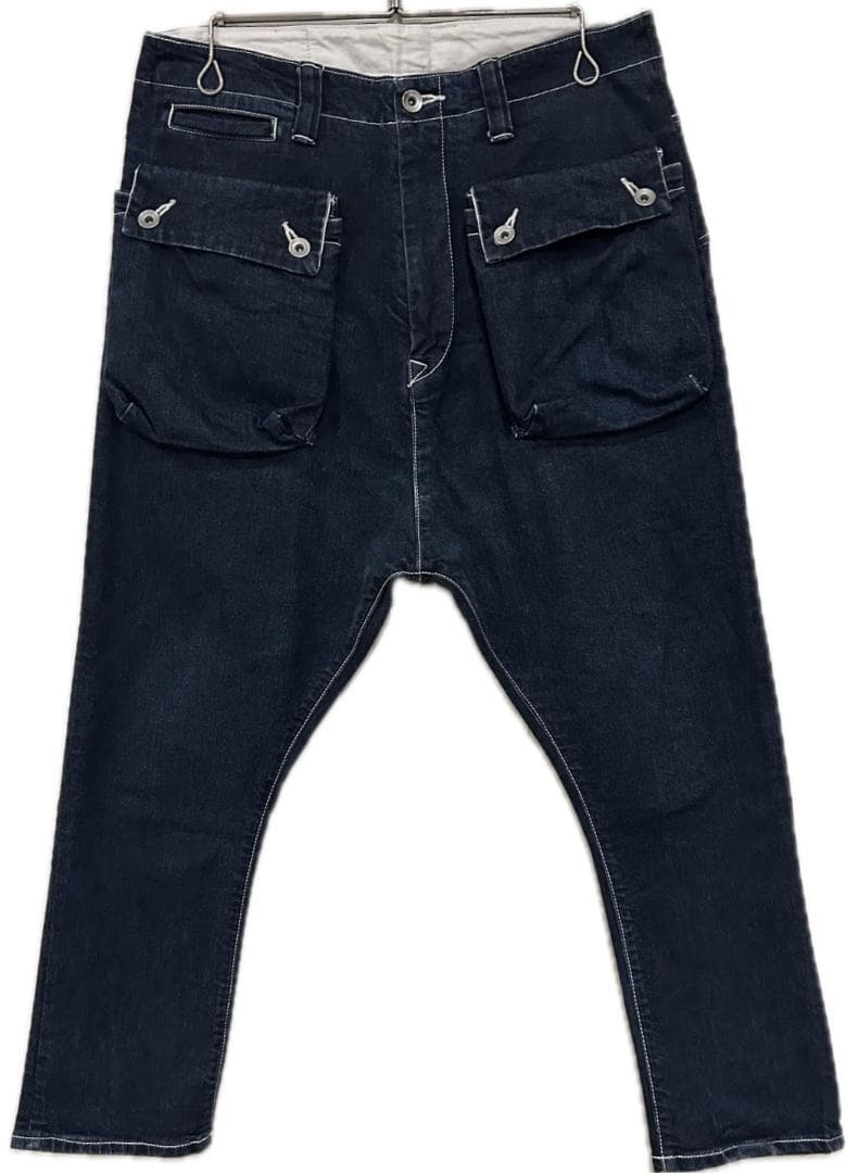 ＊ネイタルデザイン Lot G55 濃紺 フラップ デニムパンツ W32 L20