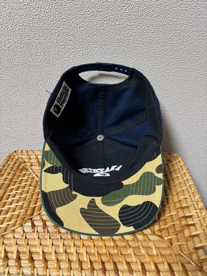 A BATHING APE スナップバック キャップ 迷彩 カモフラ 00's