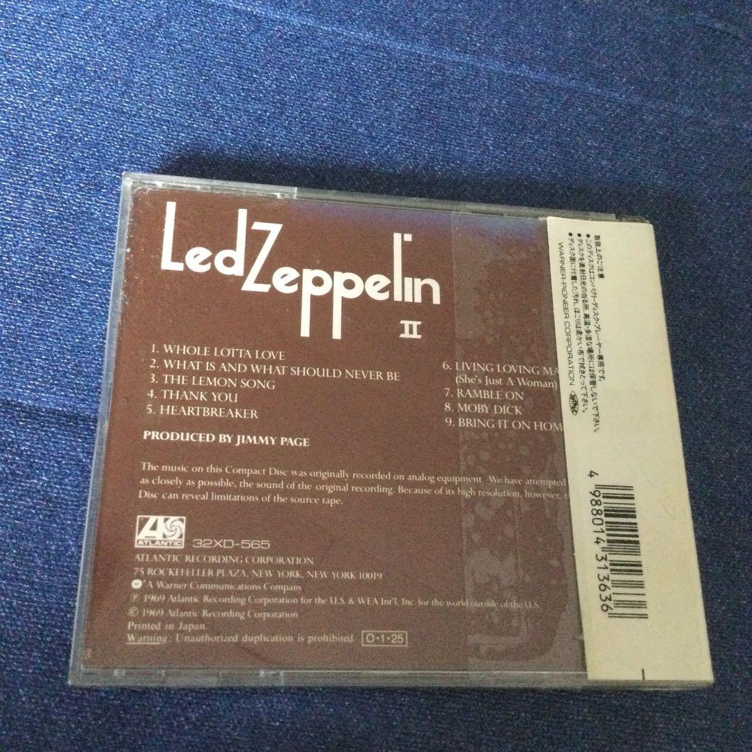 レッド・ツェッペリン/2 旧規格32XD-565 3200円　税表記無 洋楽CD