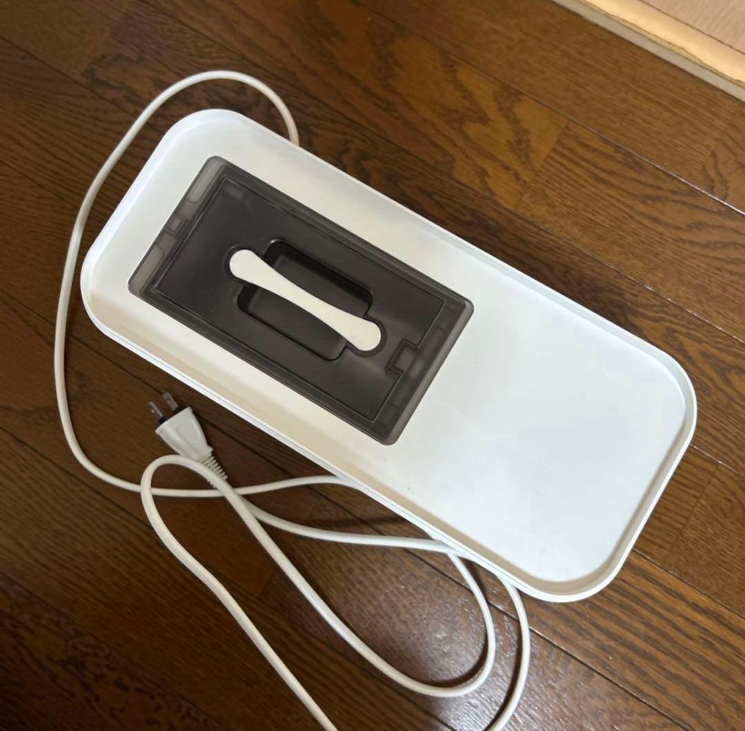 BRUNO ホワイト 電動ちりとりフローリングクリーナー