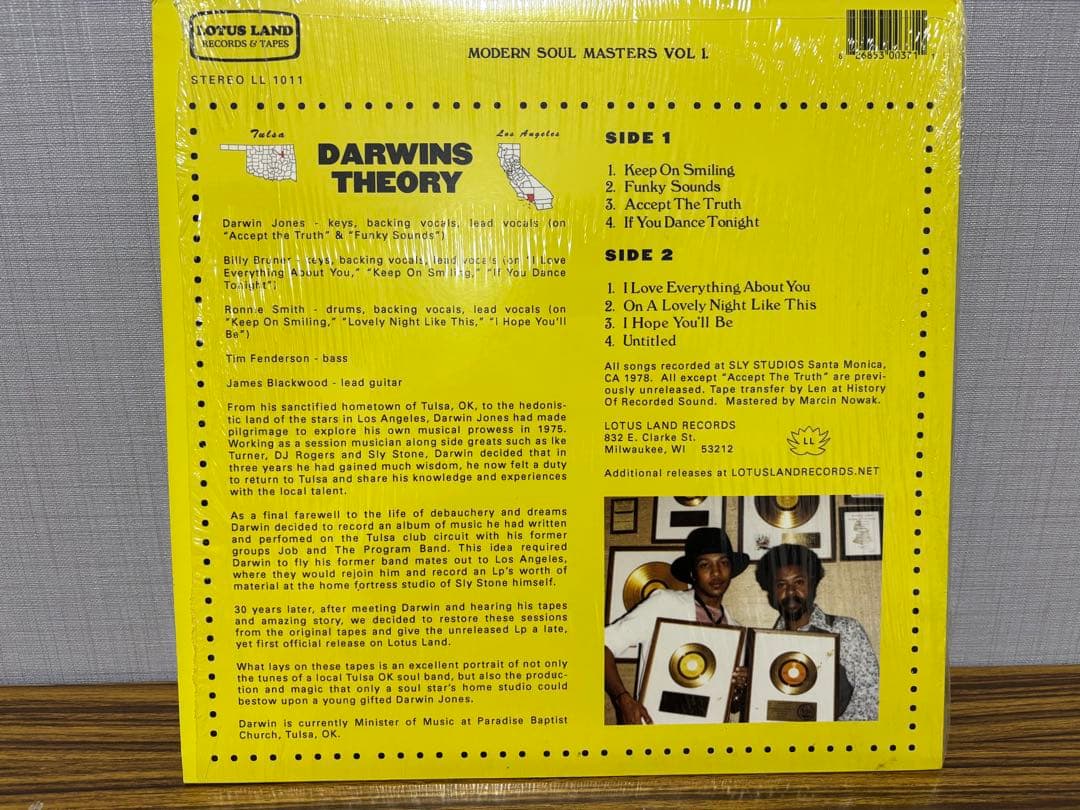 洋楽 DARWINS THEORY LP