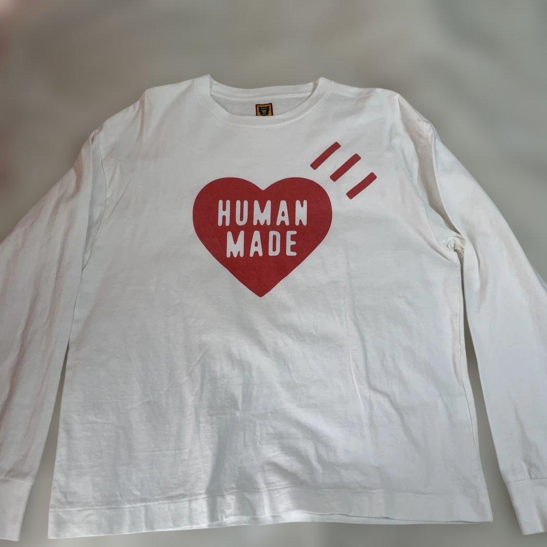 【 ‼️本日のみ値下げ‼️】 HUMAN MADE ロンT