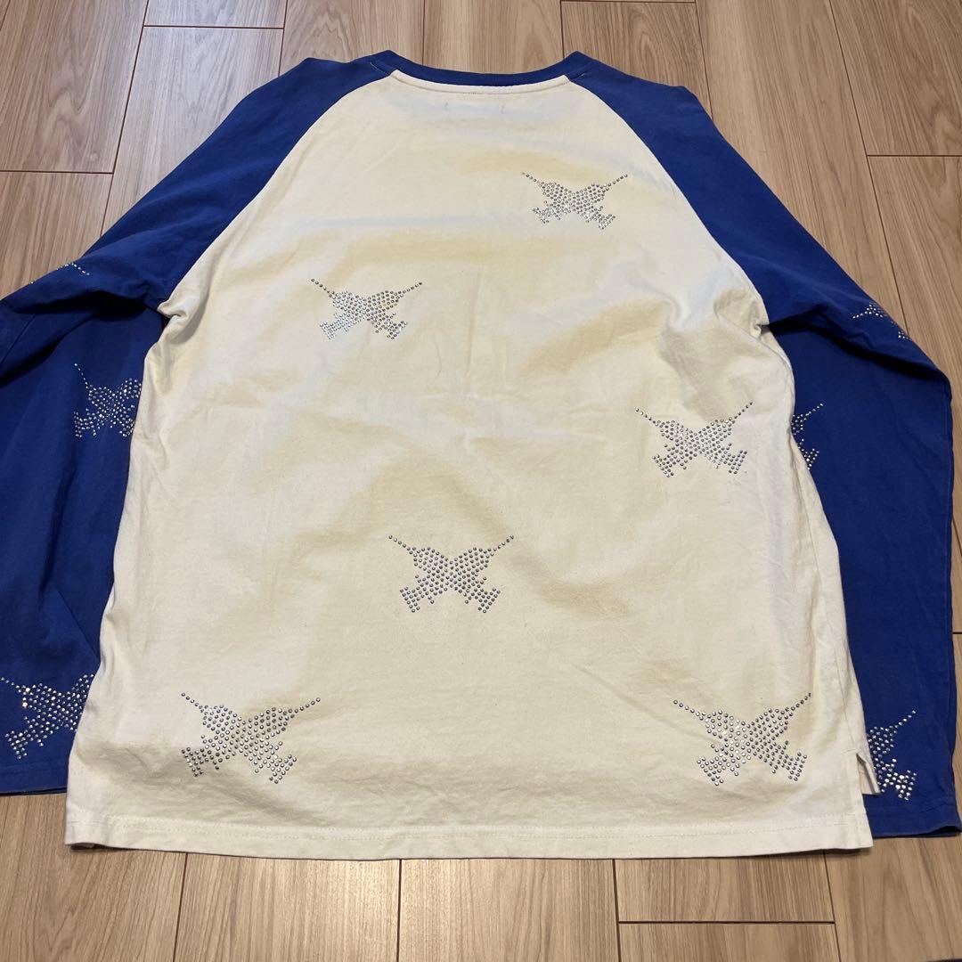 GALFY ピカピカ注射器ラグランロングスリーブTシャツ y2k 平成ギャル