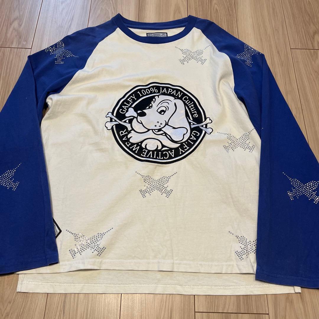 GALFY ピカピカ注射器ラグランロングスリーブTシャツ y2k 平成ギャル